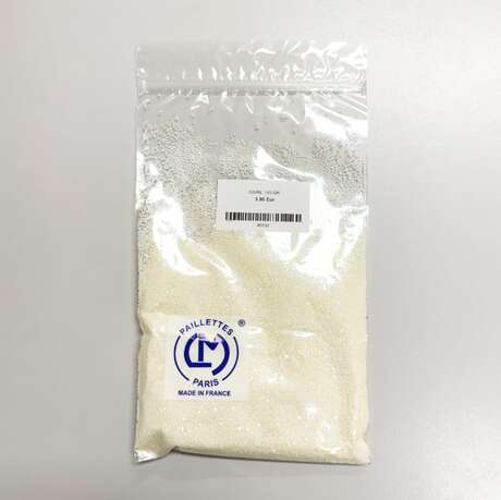 GLITTER ORIENTAL IVORY 5001 SEQUIN