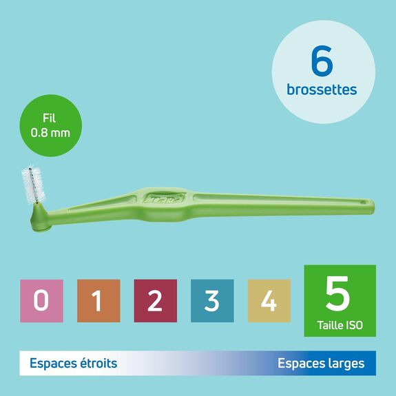 Brossette Interdentaire TePe Angle Vert