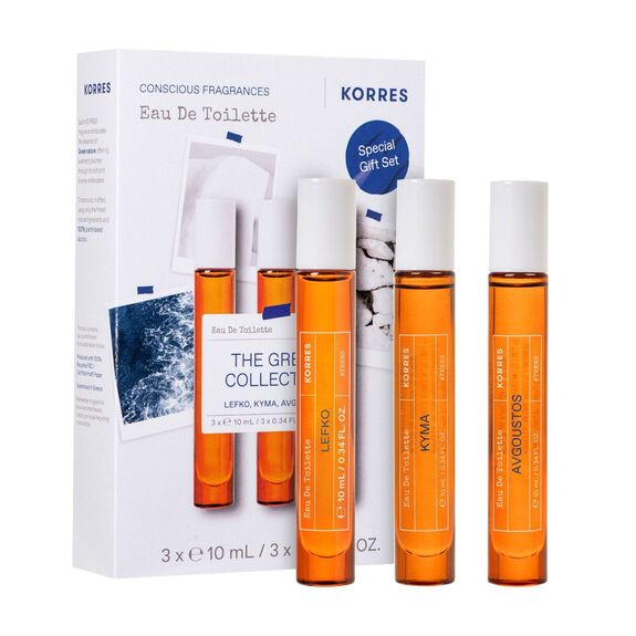 Korres Coffret The Greek Collection Eau de Toilette Lot de 3 X 10 ml
