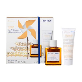 Korres Eau de Toilette Cashmere Kumquat 50 ml + Lait Corps Cashmere Kumquat 125 ml