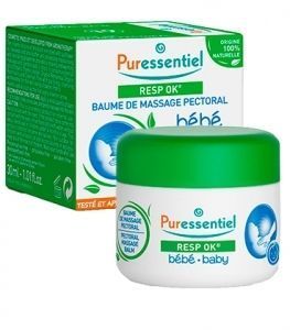 Puresentiel baume de massage bébé respir OK 30ml