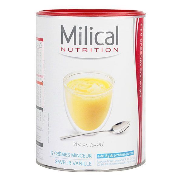 Milical Creme Minceur Hyperproteinee 12 Portions Vanille