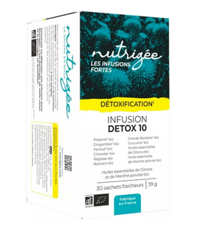 Nutrigée Infusion Detox 10 Bio 30 sachets