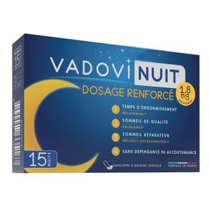 Vadovi nuit mélatonine 1mg  15 gélules