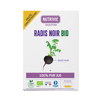 Nutrivie Radis Noir Bio 20 Ampoules