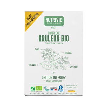 Nutrivie Complexe Brûleur Bio 20 Ampoules