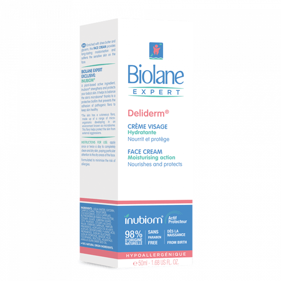 Biolane expert deliderm crème visage 50ml
