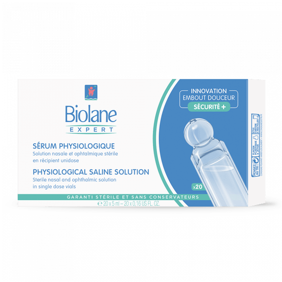 Biolane expert Sérum physiologique 20 dosettes de 5ml