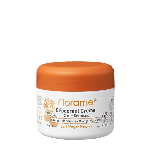 Florame Déodorant Crème orange mandarine bio 50g