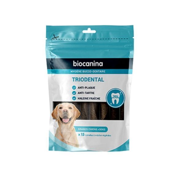 Biocanina Triodental Tres Grands Chiens Plus De 30kg 15 Lamelles Biocanina Triodental Tres Grands Chiens Plus De 30kg 15 Lamelles