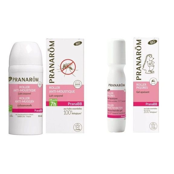 Pranarom lot Lait Corporel & Gel Apaisant Bébé anti-moustiques