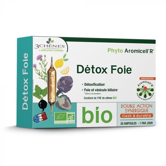 3 Chenes Phyto Aromicell R Bio Detox Foie Ampoules 3 Chenes Phyto Aromicell R Bio Detox Foie Ampoules