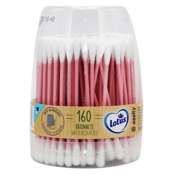 Lotus Coton-Tige Boite Rechargeable 160 bâtonnets