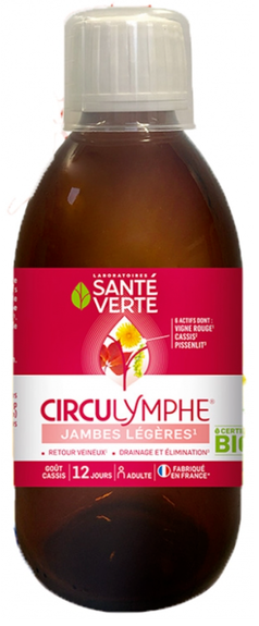 Circulymphe jambes légères bio 250ml Santé Verte