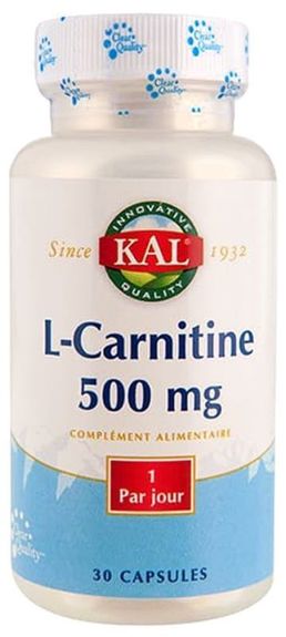 Kal L-Carnitine 500 mg 30 Capsules