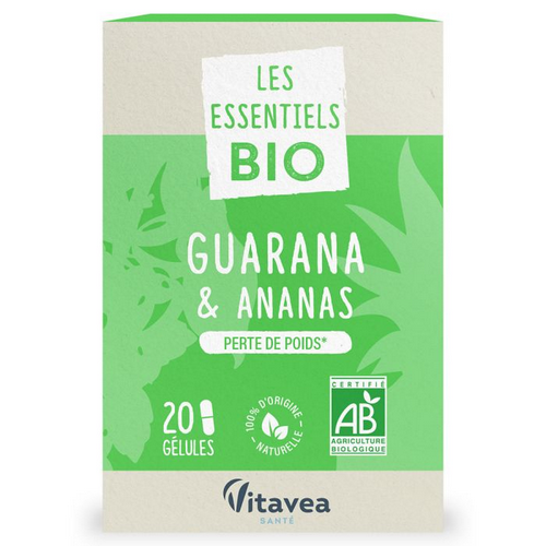 Nutrisante Vitavea Guarana & Ananas Bio 20 Gélules