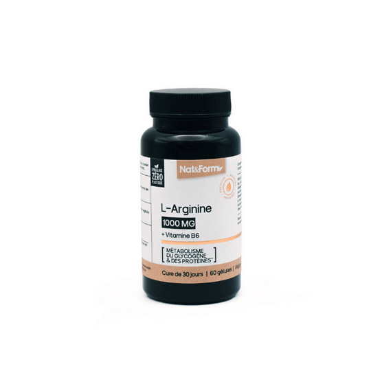 Nat & Form L-Arginine 60 Gélules Premium