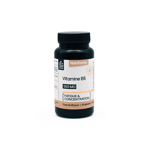 Nat & Form Nutraceutique Vitamine B5 30 gélules