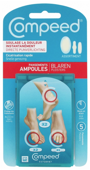 Compeed Ampoules Assortiment 5 Pansements
