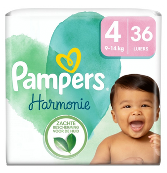 Pampers Harmonie Couches T4 (9-14kg) - 36 couches