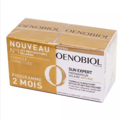 Oenobiol Sun Expert Préparateur Solaire Anti-Âge Lot de 2 x 30 Capsules