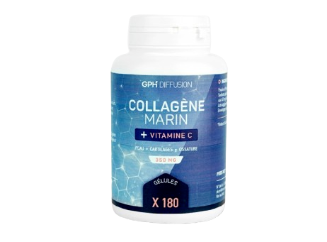 Gph Diffusion Collagene Marin + Vitamine C 350mg Gelule Gelatine 180