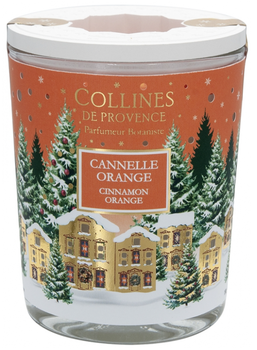 Bougie Parfumée de Noël 180g - Cannelle Orange | La Savonnerie de Nyons Bougie Parfumée de Noël 180g - Cannelle Orange | La Savonnerie de Nyons