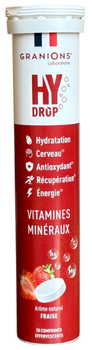 Granions Hydrop Pastilles d'hydratation fraise - 20 comprimés