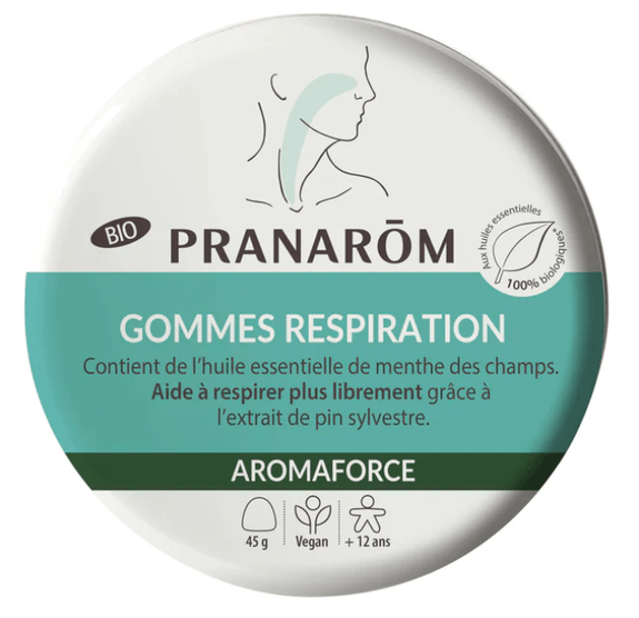 Pranarom Aromaforce Gommes Respiration - 45g