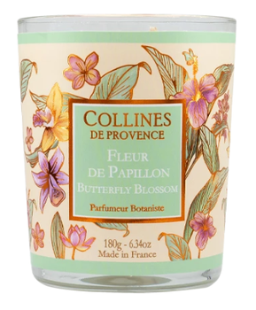 Collines de Provence Bougie parfumée Fleur de papillon - 180g