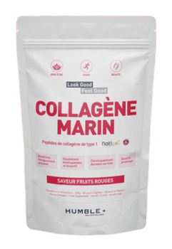 Humble+ Collagène Marin Beauté Fruits rouges 300g