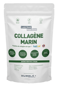 Humble+ Collagène Marin Menthe Citron 300g
