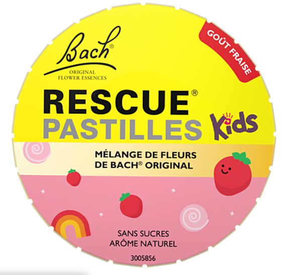 Fleur de Bach Rescue Kids Pastilles fraise 50g