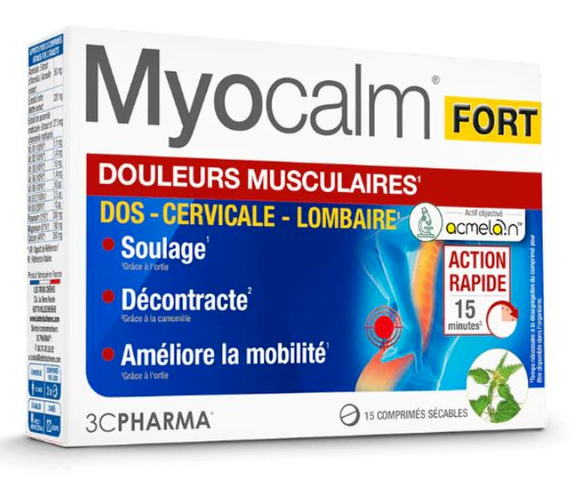 3C Pharma Myocalm 15 comprimés