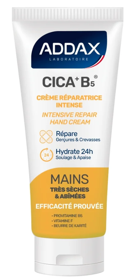 Addax CICA + B5® Crème mains réparatrice intense 50ml