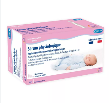 Physiodose  Sérum physiologique stérile - 40 unidoses de 5 ml