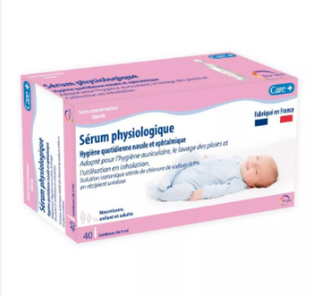 Physiodose  Sérum physiologique stérile - 40 unidoses de 5 ml