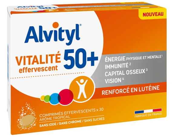 Alvityl Vitalité 50+ 30 comprimés effervescents