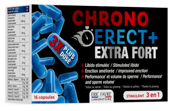 Eric favre Chronoerect+ Extra fort 16 gélules