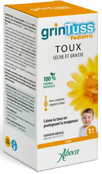 Aboca Grintuss Sirop Pediatric Toux seche et grasse 180g