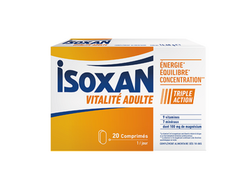 Isoxan Vitalité Adulte 20 comprimés