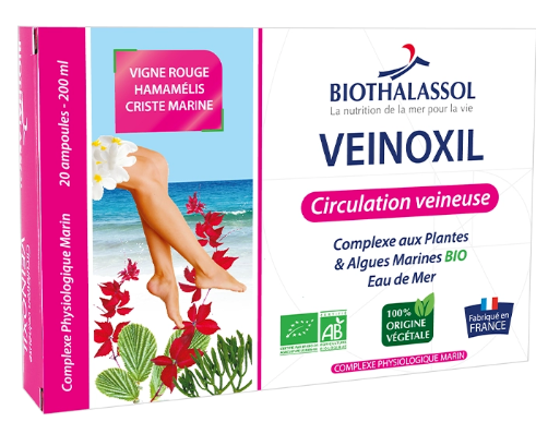 Biothalassol Veinoxil Jambes légères 20 Ampoules