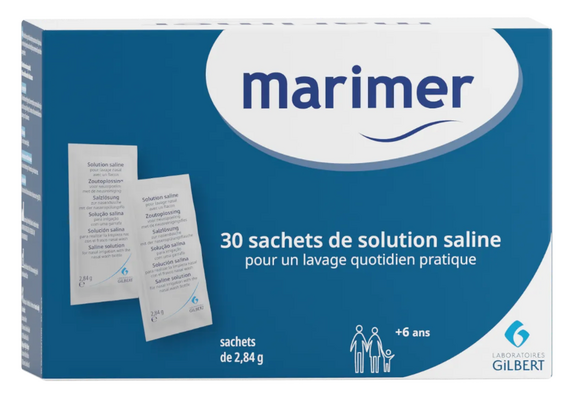Gilbert Marimer Solution Saline Lavage nasale 30 sachets