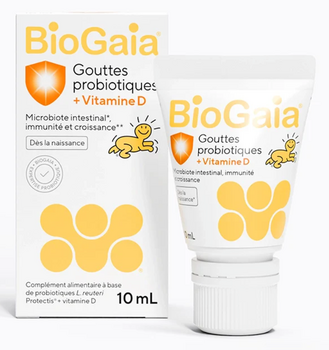Biogaia Gouttes Probiotiques Vitamine D 10ml