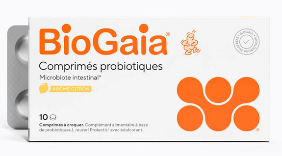 Biogaia Comprimés probiotiques + Vitamine D goût orange x30