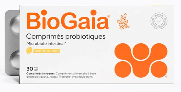 Biogaia Comprimés probiotiques goût citron x30
