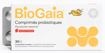 Biogaia Comprimé probiotiques goût fraise x30