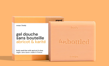 Unbottled Gel Douche Sans Bouteille Abricot & Karité 110g