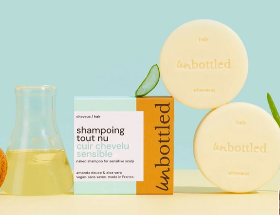 Unbottled Shampoing Solide Tout Nu 75g -Cuir chevelu sensible