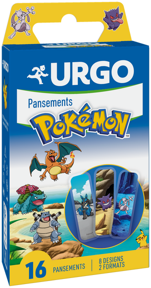 Urgo - 16 Pansements Enfant Pokemon